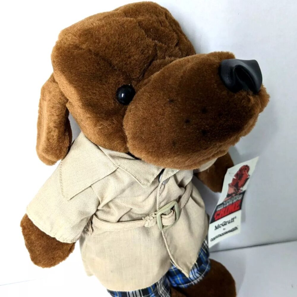 McGruff The Crime Dog 12" Plush With Tag Commonwealth Vintage 1989